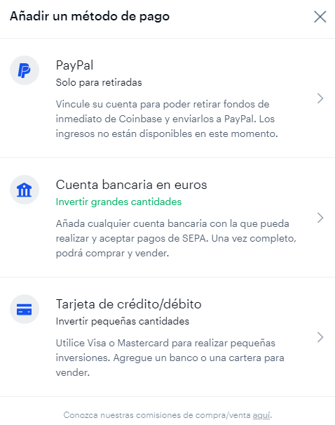 Ingresar dinero