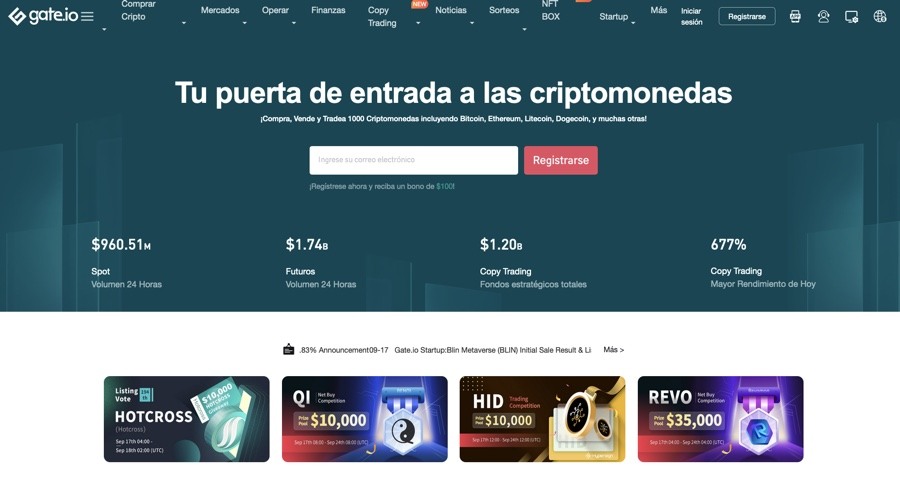 Opinión de Gate.io